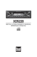 Dual XD-5220-Owners-Manual 